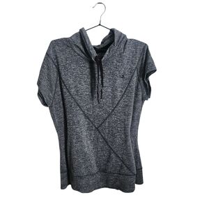 Gray Short Sleeve Hoodie